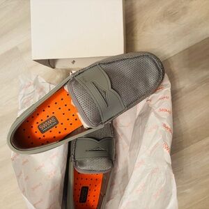 SWIMS Men's Gray Penny Loafers size 7